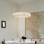 Alabaster Round Ring Living Room Chandelier