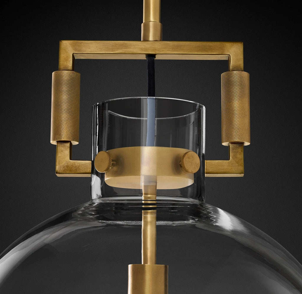 Machinise Glass Globe Pendant