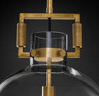 Machinise Glass Globe Pendant