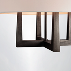 Lumaire Shaded Chandelier 24"