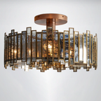 Roselle Glass Ceiling Light 20''