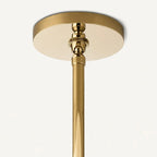 Hand-Carver Alabaster Cylinder Pendant