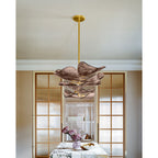 Corbett Lighting Cardiff 12-Light 35 Inch Vintage Gold Leaf Chandelier