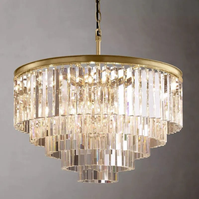 1920s Odeen Round Chandelier - fovolighting