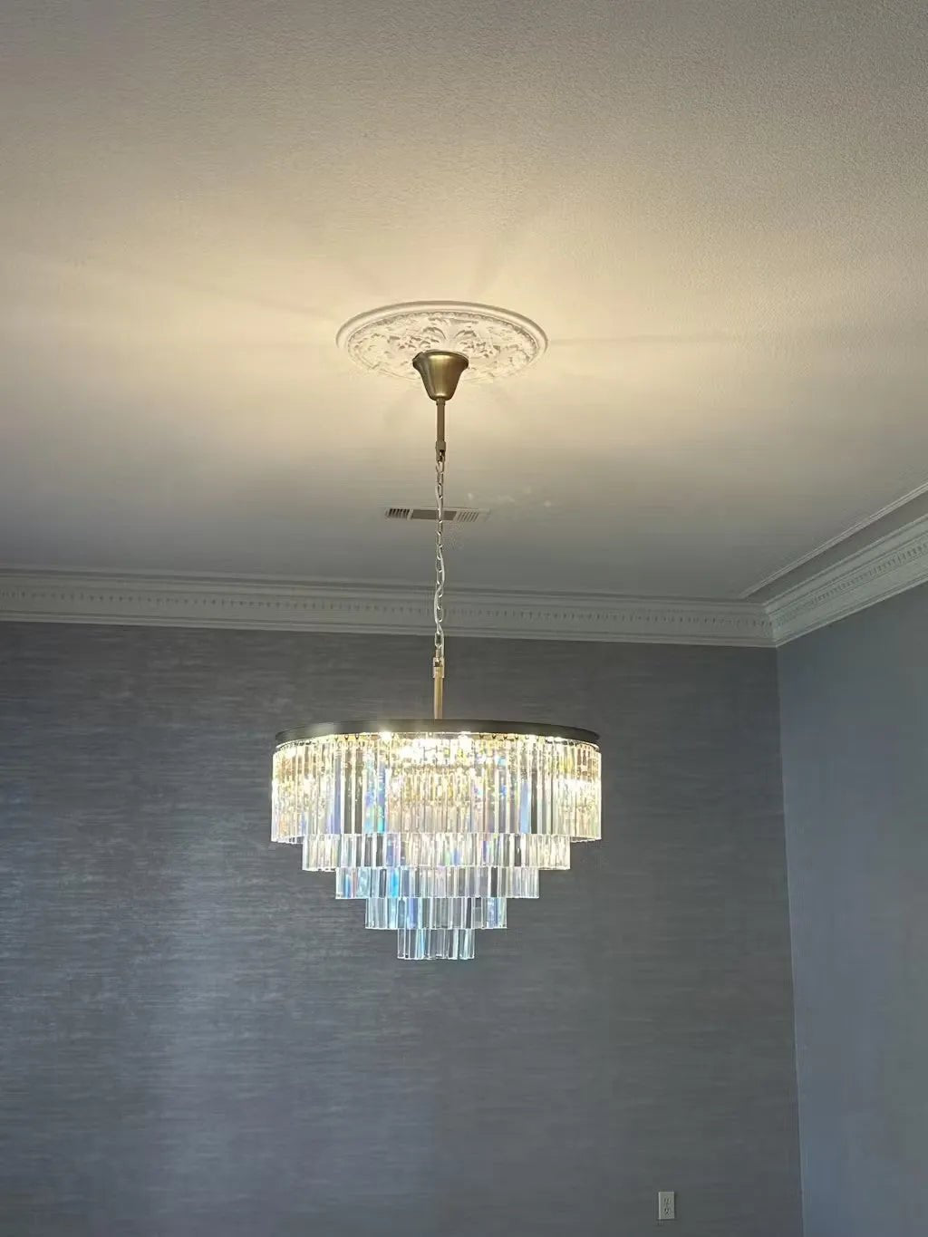 1920s Odeen Round Chandelier - fovolighting