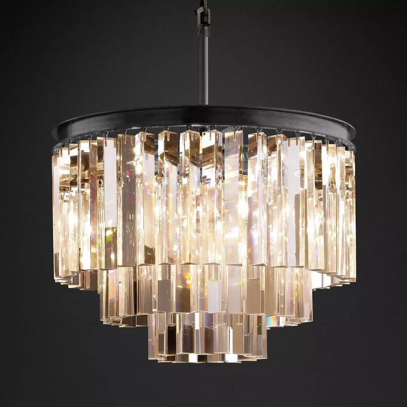 1920s Odeen Round Chandelier - fovolighting