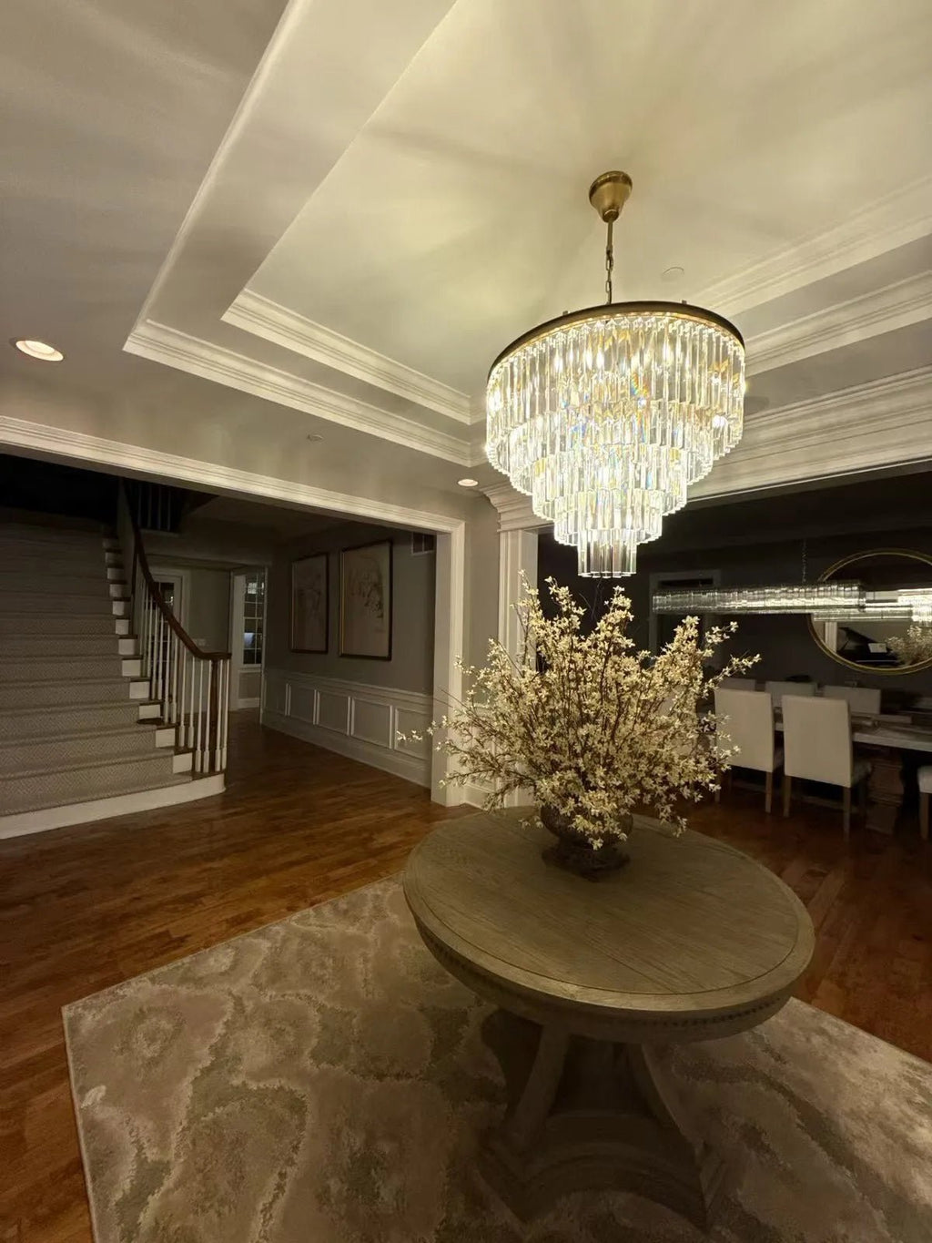 1920s Odeen Round Chandelier - fovolighting