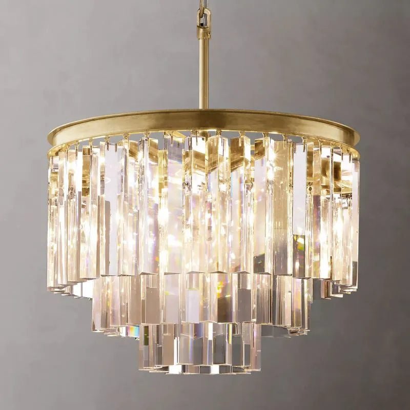 1920s Odeen Round Chandelier - fovolighting