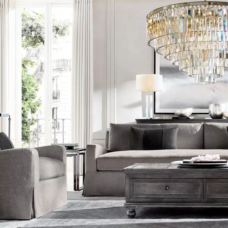 1920s Odeen Round Chandelier - fovolighting
