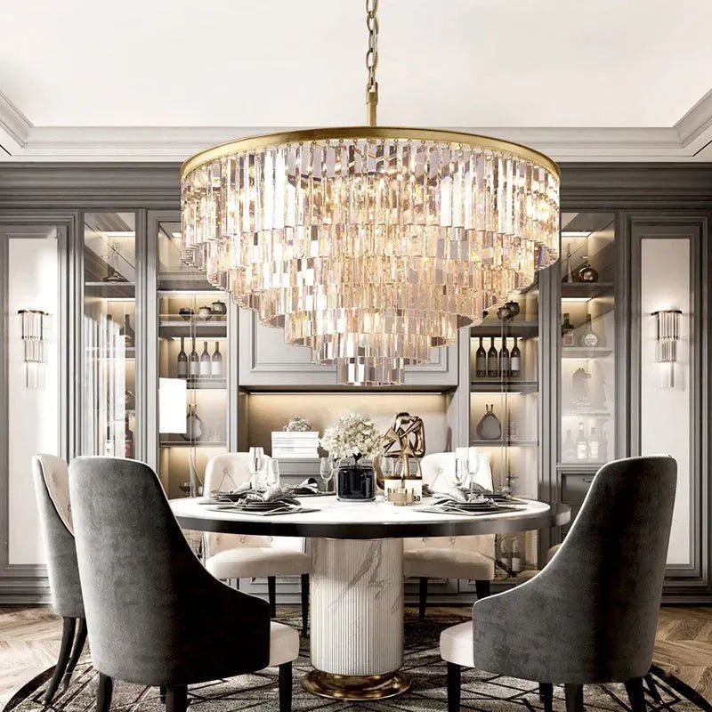 1920s Odeen Round Chandelier - fovolighting