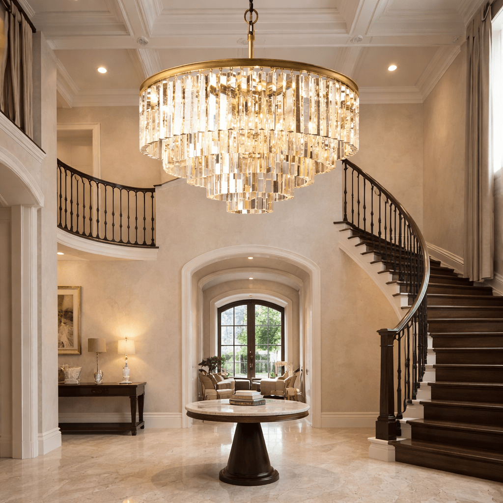 1920s Odeen Round Chandelier - fovolighting
