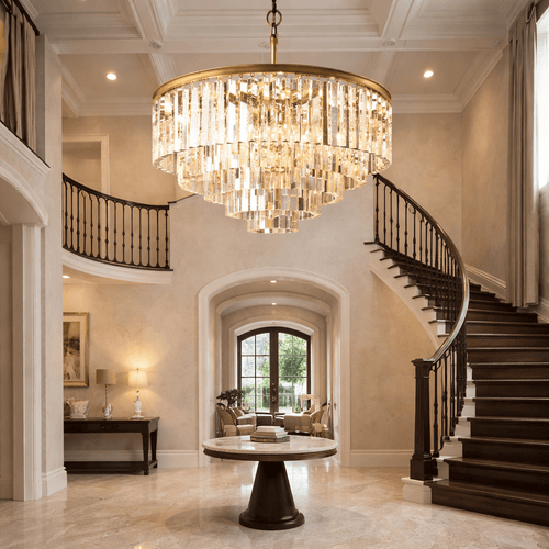 1920s Odeen Round Chandelier - fovolighting