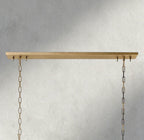 1920S Rectangular Chandelier 40", 49", 59" - fovolighting