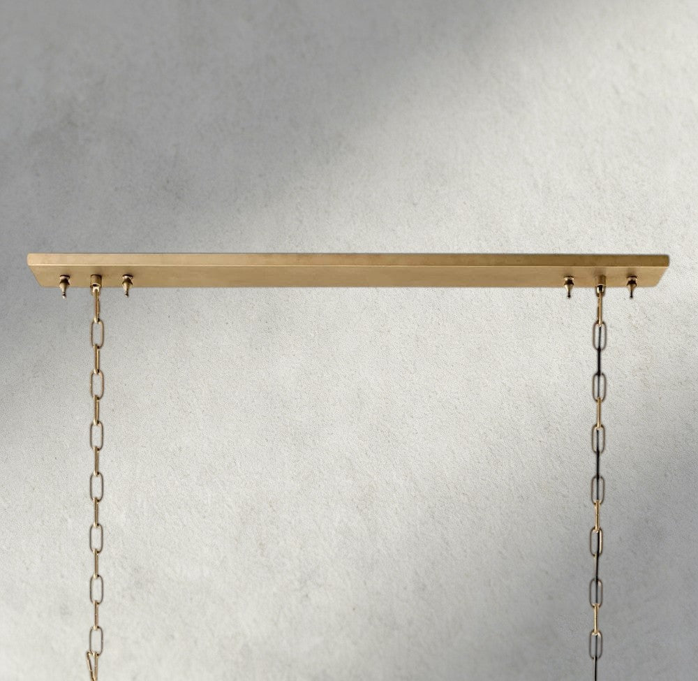 1920S Rectangular Chandelier 40", 49", 59" - fovolighting