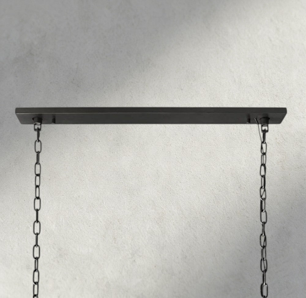 1920S Rectangular Chandelier 40", 49", 59" - fovolighting