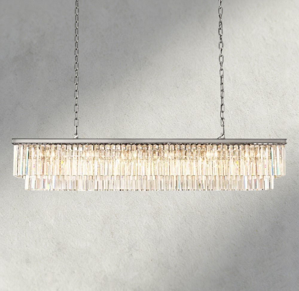 1920S Rectangular Chandelier 40", 49", 59" - fovolighting