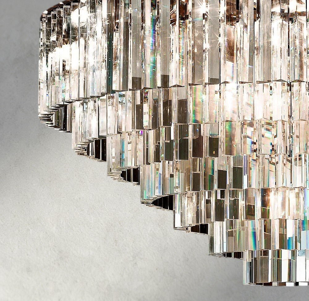 1920s Round Chandelier 20", 32", 44" - fovolighting