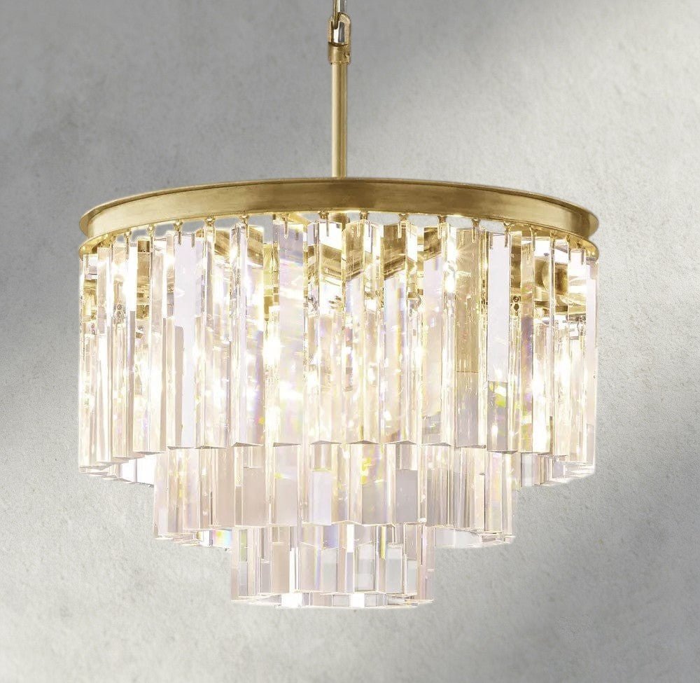 1920s Round Chandelier 20", 32", 44" - fovolighting