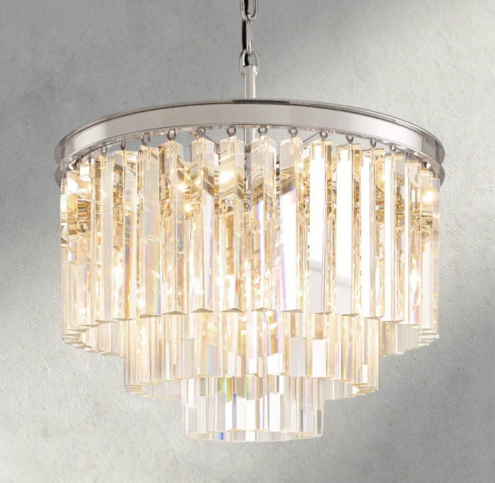 1920s Round Chandelier 20", 32", 44" - fovolighting