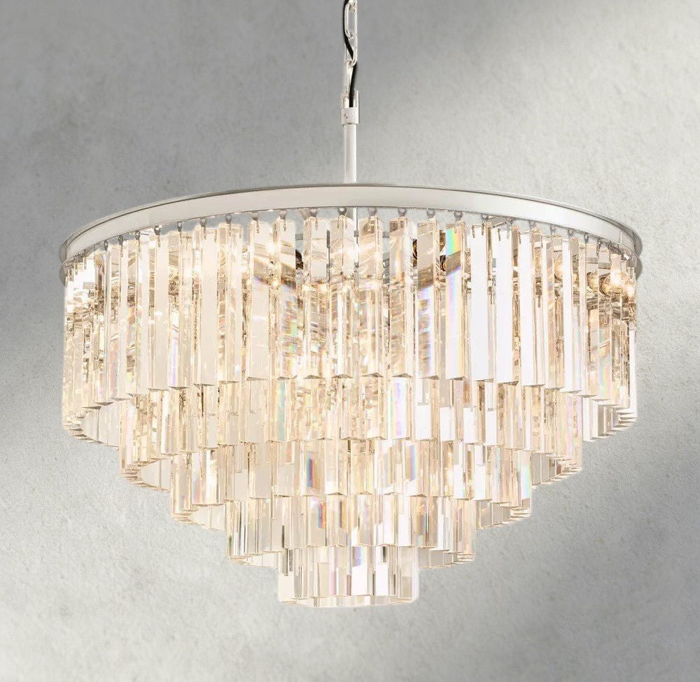 1920s Round Chandelier 20", 32", 44" - fovolighting