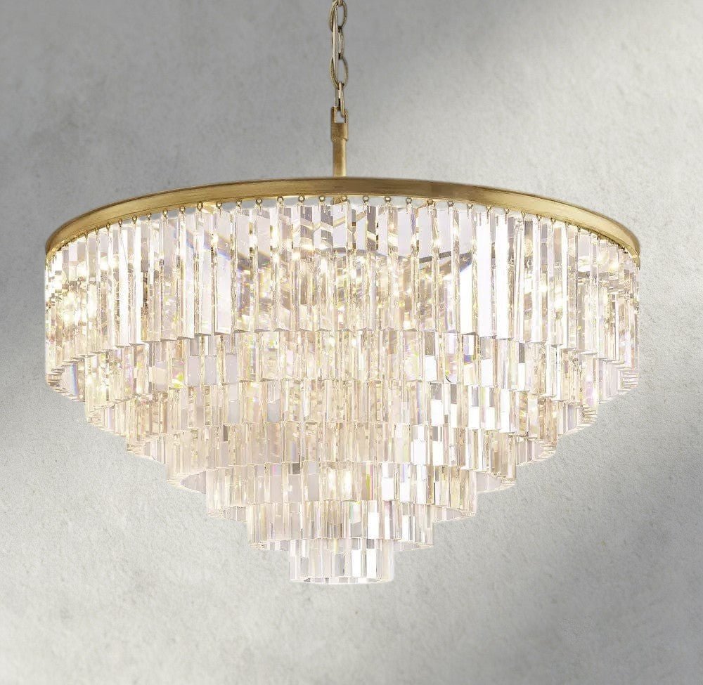 1920s Round Chandelier 20", 32", 44" - fovolighting