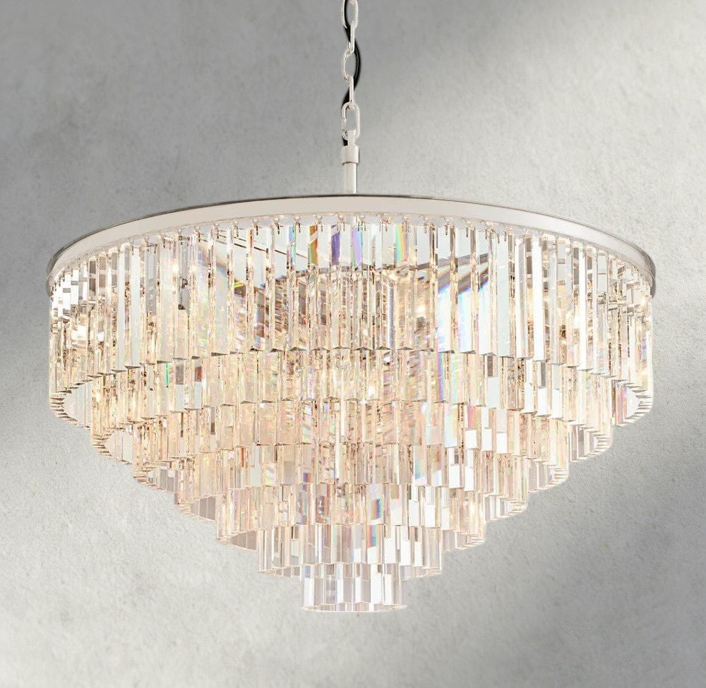 1920s Round Chandelier 20", 32", 44" - fovolighting