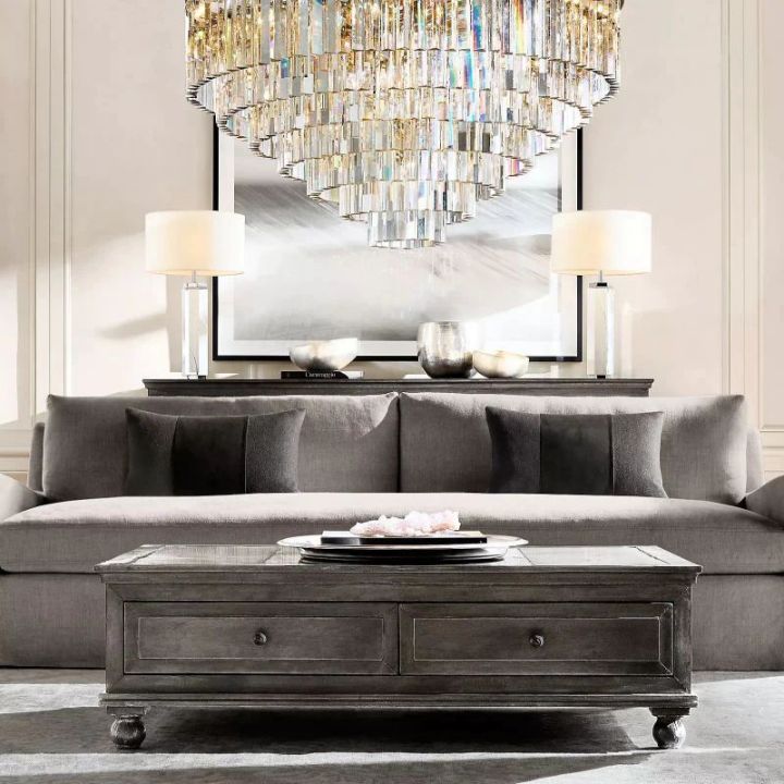 1920 Avelora Round Chandelier 44"