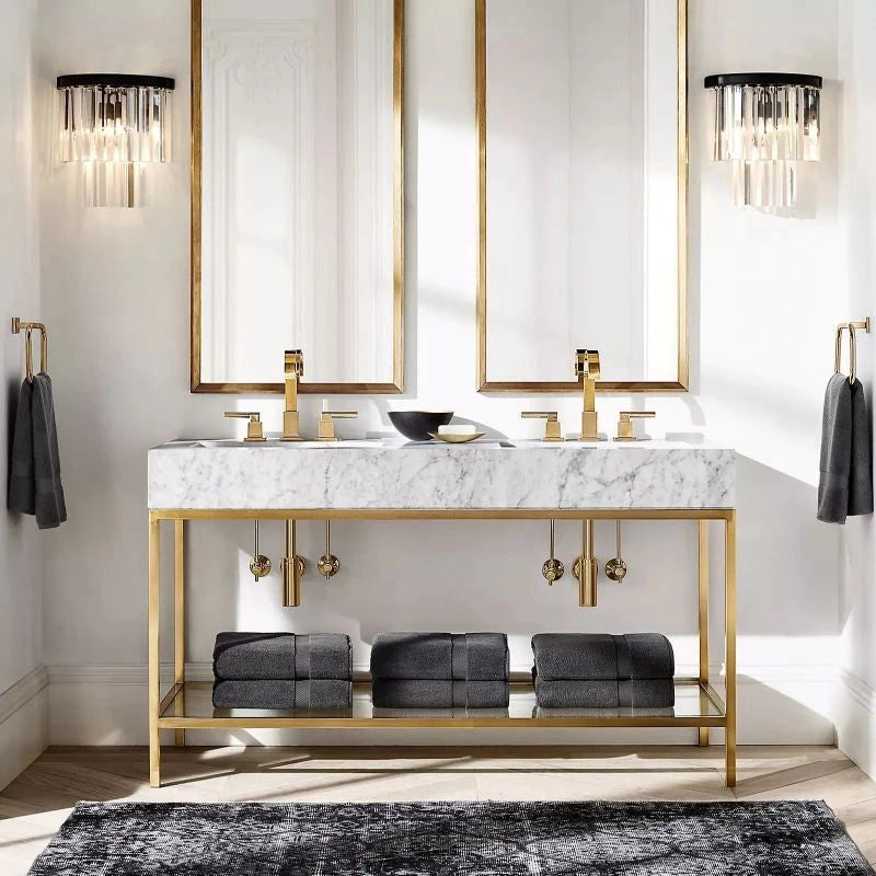 Arcacheno Crystal Rectangular Chandelier