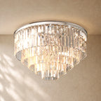 1920s Art Deco Round Flushmount