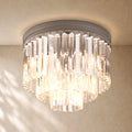 1920s Art Deco Round Flushmount