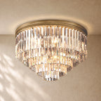 1920s Art Deco Round Flushmount