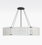 Manor Glass Linear Chandelier 48''