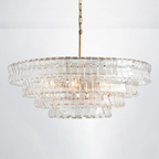 Callista 4/5-Tier Glass Round Chandelier