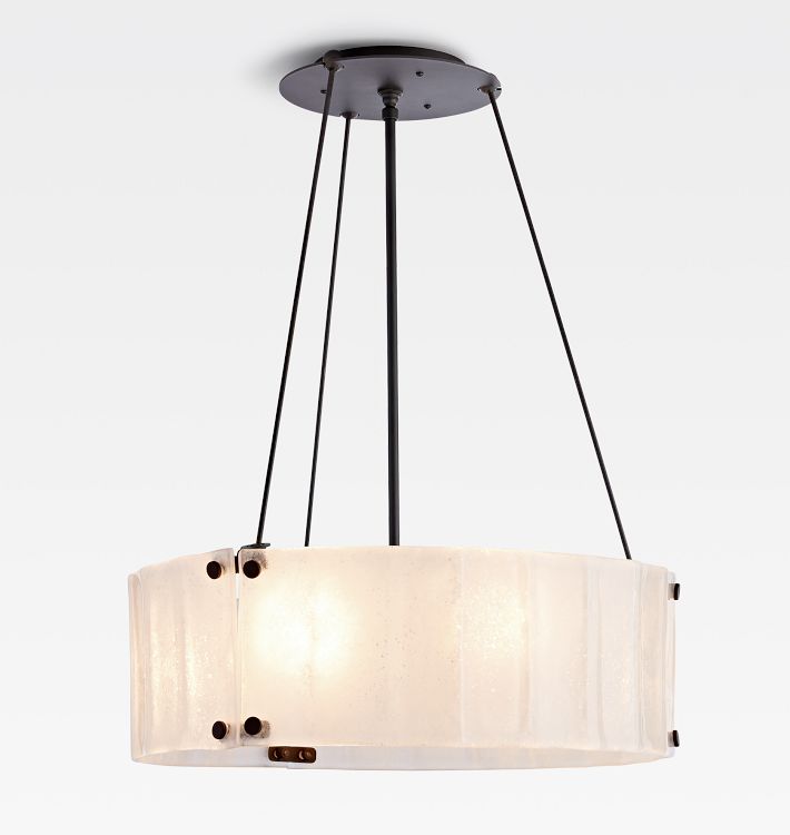 Manor Glass Round Chandelier 24‘’