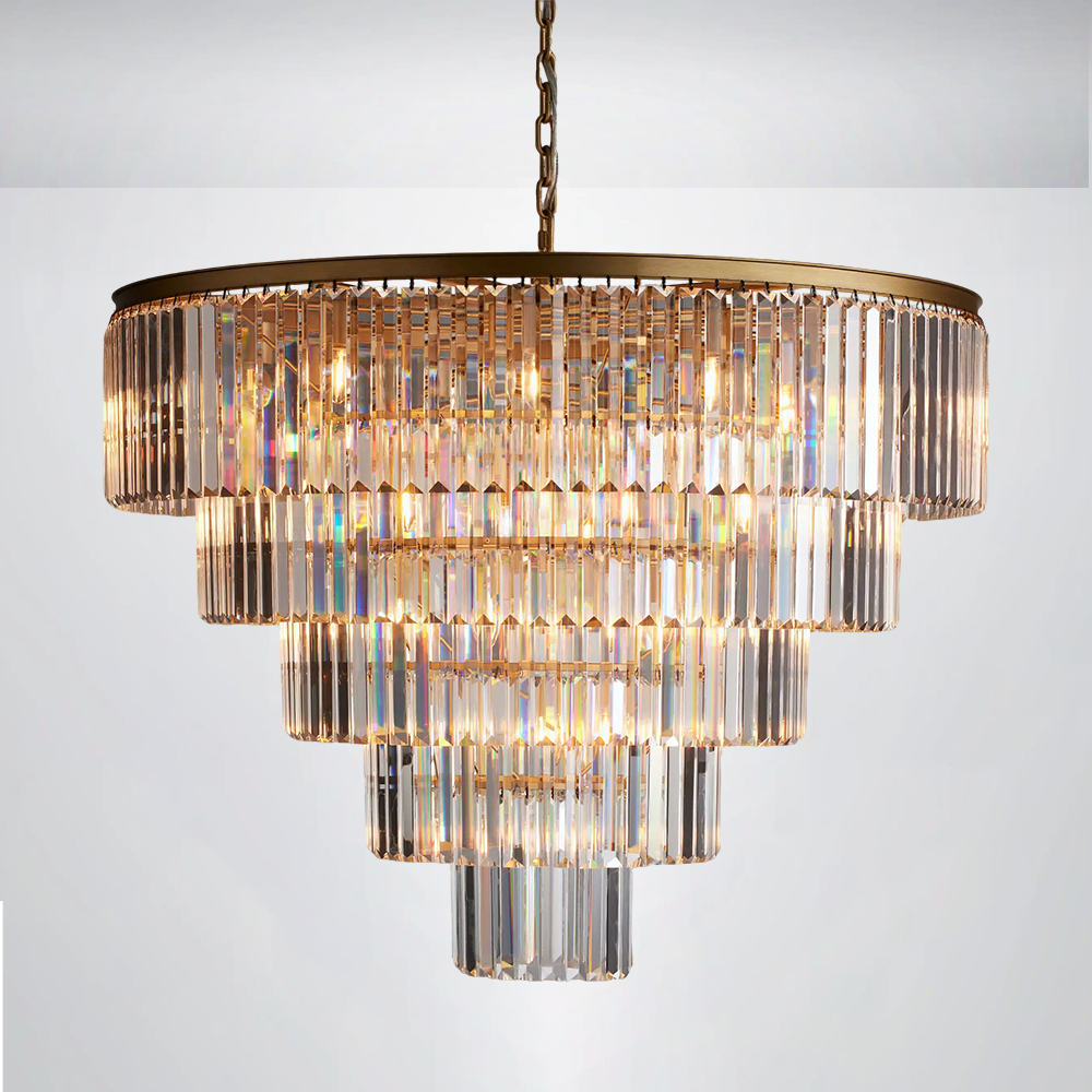 Breeze Tiered Round Chandelier