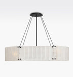 Manor Glass Linear Chandelier 48''