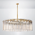 Ascend Glass Round Chandelier 48"