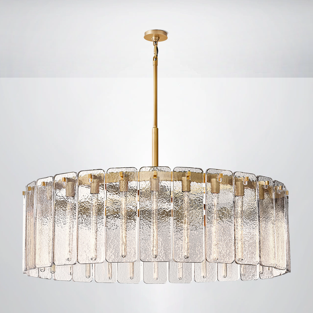 Ascend Glass Round Chandelier 48"