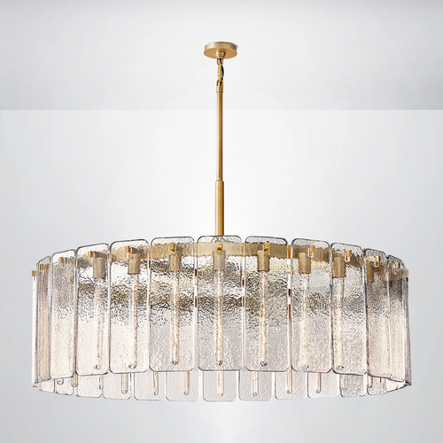 Ascend Glass Round Chandelier 48"
