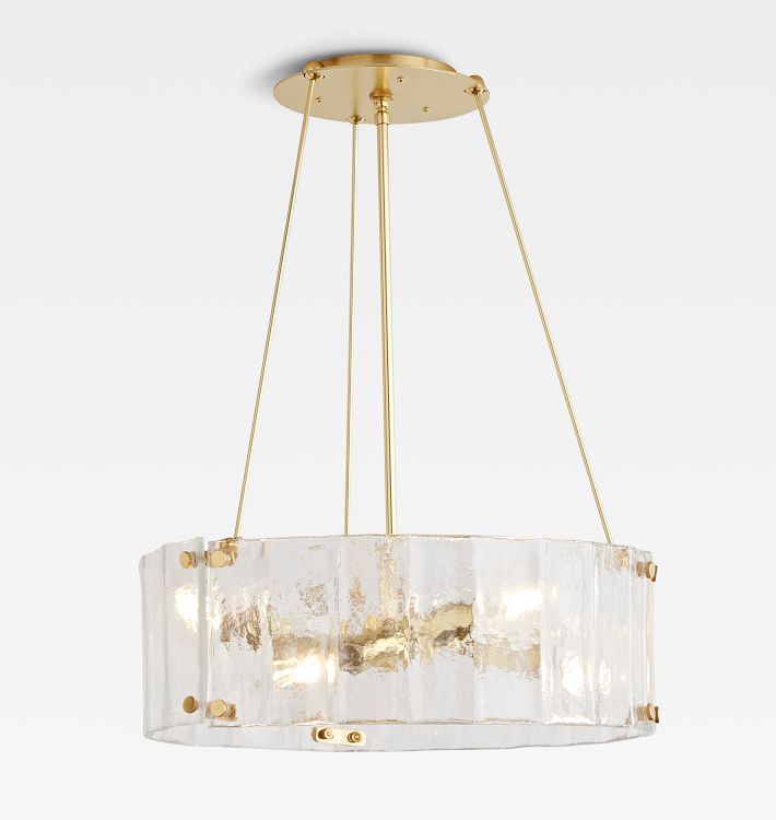 Manor Glass Round Chandelier 24‘’
