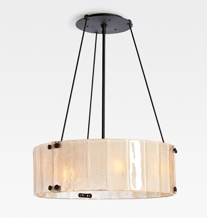 Manor Glass Round Chandelier 24‘’