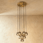 Boule do Cristal Round Cluster Chandelier