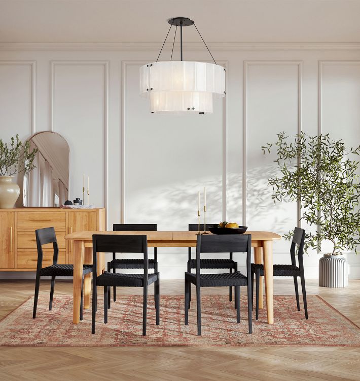 Manor Glass Round Chandelier 2-Tier 32''