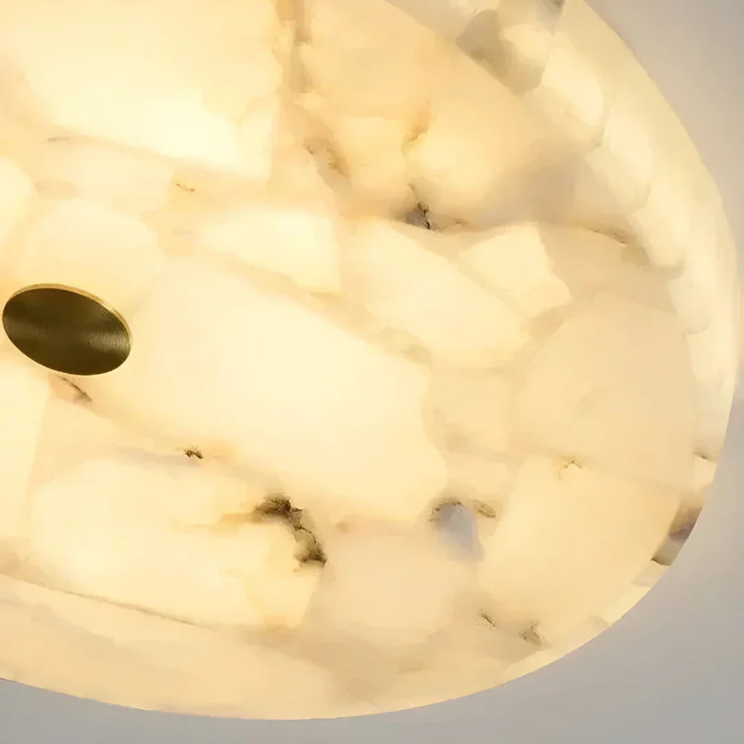 Luminous Alabaster Flush Mount Ceiling Light