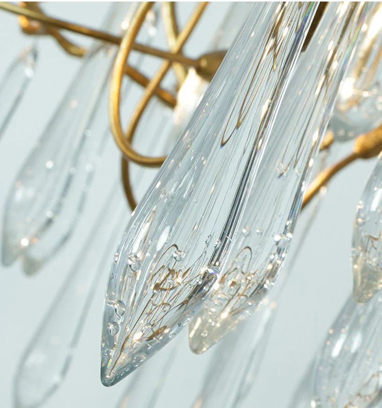 2 - Story Tree Branch Staircase Crystal Chandelier - fovolighting