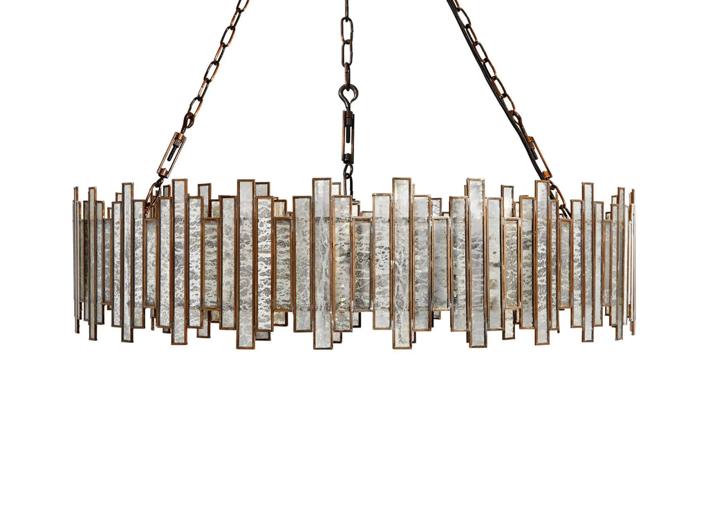 Roselle Glass Round Chandelier