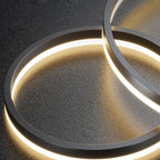 Grandeur Multi Rings Black Chandelier