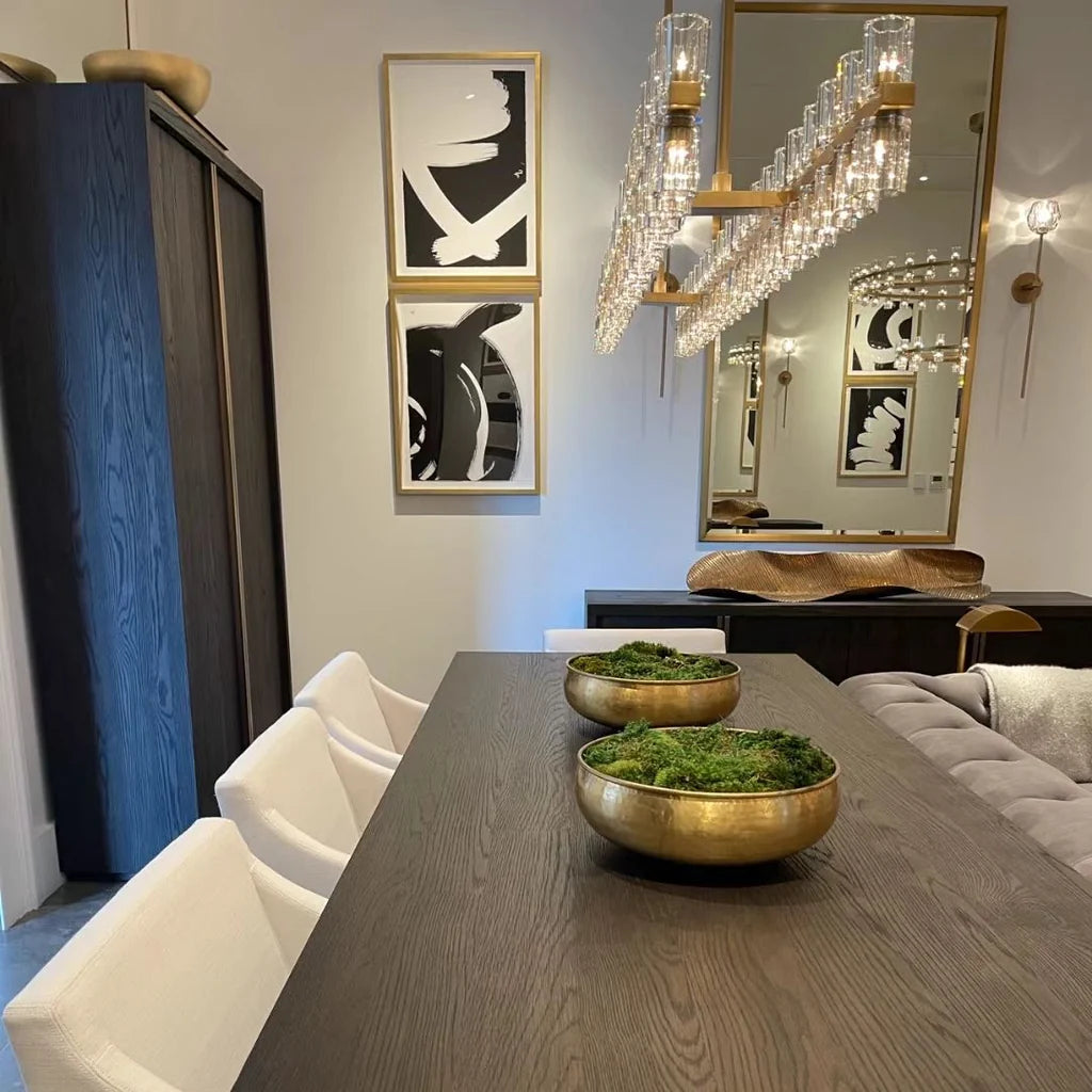 Arcacheno Crystal Rectangular Chandelier