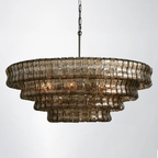 Callista 4/5-Tier Glass Round Chandelier