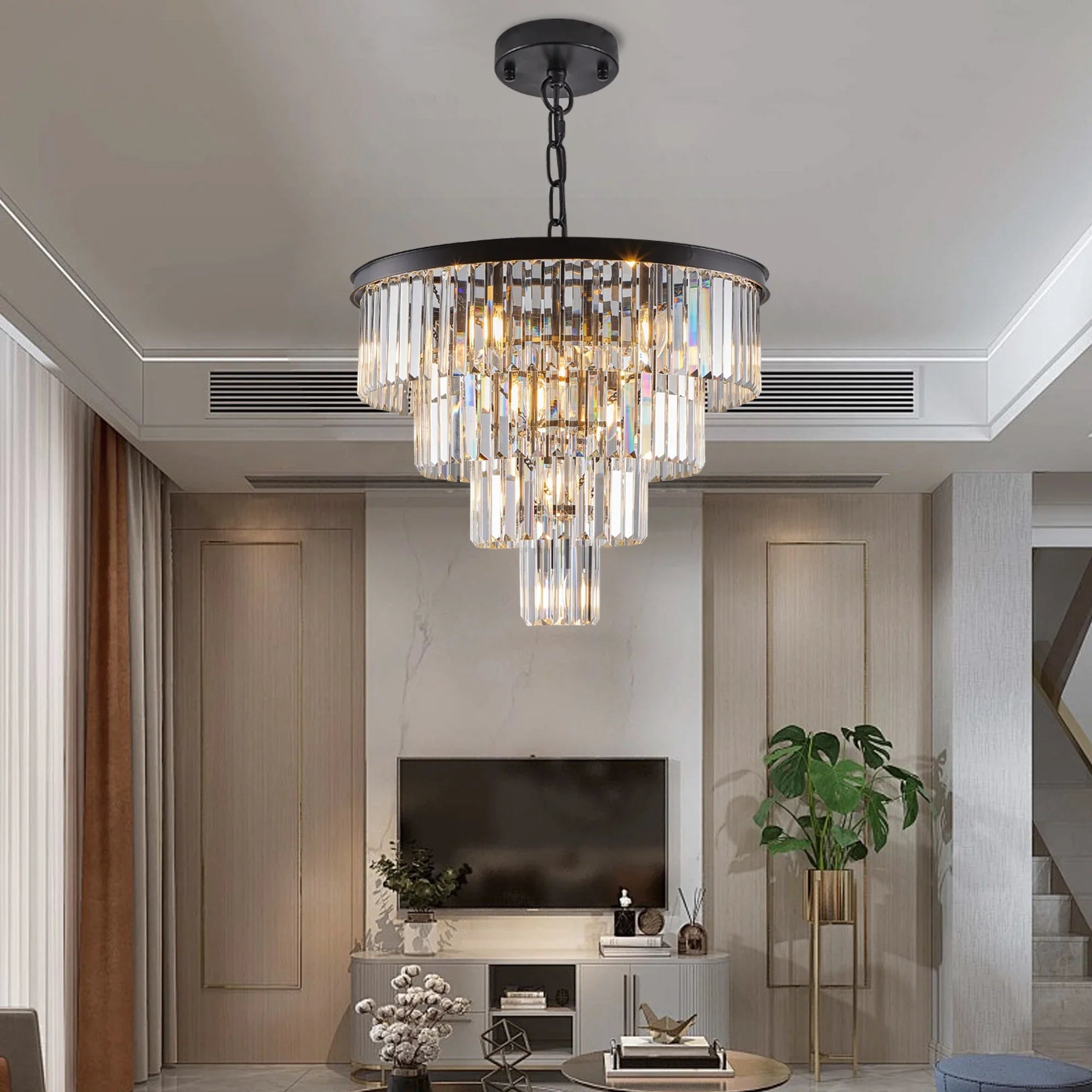 23" Gio Crystal Chandelier - fovolighting